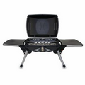 Portagrillo Portable Gas Grill w/ Built-In Igniter & 2 Side Tables